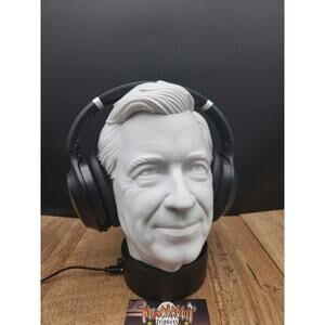 Mr. Rogers Headphone Stand -  TV Headset Holder - Gift for Him - Game Room Decor